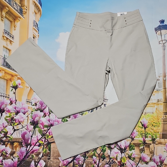 JM Collection Chino Rivet Pants Size Small NWT - Picture 1 of 7